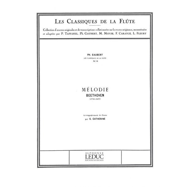 Ludwig van Beethoven: M&eacute;lodie (Classiques No.6) (Flute & Piano)