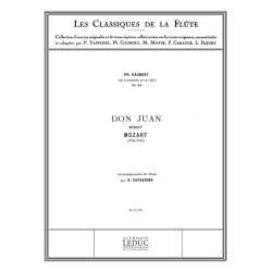 Wolfgang Amadeus Mozart: Menuet de 'Don Juan' (Classiques No.41) (Flute & Piano)