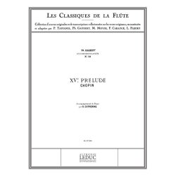 Fr&eacute;d&eacute;ric Fran&ccedil;ois Chopin: Pr&eacute;lude No.15, Op.28 in D flat major (Classiques No.10) (Flute & Piano)