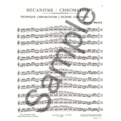 Marcel Mo&yuml;se: M&eacute;canisme-Chromatisme (Flute solo)