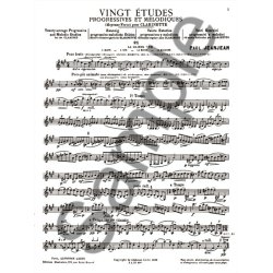 Paul Jeanjean: Etudes progressives et m&eacute;lodiques Vol.2 (Clarinet solo)