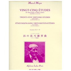 Marcel Mo&yuml;se: 25 Etudes de Virtuosit&eacute; d'apr&egrave;s Czerny (Flute solo)