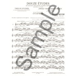 Marcel Mo&yuml;se: Twelve Studies Of Virtuosity (Flute)