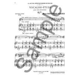 Mario Castelnuovo-Tedesco: Vocalise-&Eacute;tude
