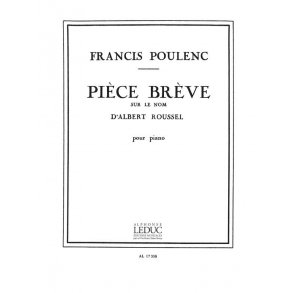 Francis Poulenc: Pièce brève sur le Nom d'Albert Roussel (Piano solo)