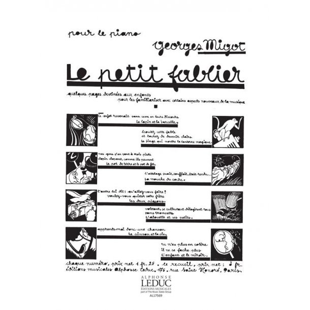 Georges Migot: Le Petit Fablier No.1 (Piano solo)