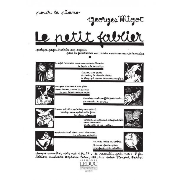 Georges Migot: Le Petit Fablier No.6 (Piano solo)