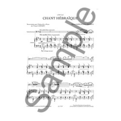 Mario Castelnuovo-Tedesco: Chant H&eacute;bra&iuml;que For Cello And Piano