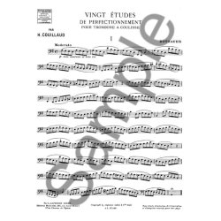 Henri Couillaud: 20 Etudes de Perfectionnement (Trombone solo)
