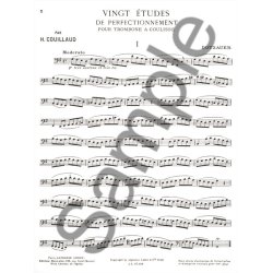 Henri Couillaud: 20 Etudes de Perfectionnement (Trombone solo)