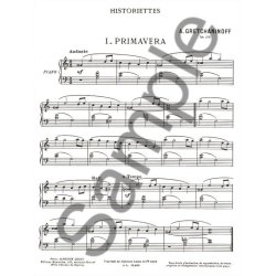 Aleksandr Tikhonovich Gretchaninov: Historiettes Op.118 (Piano solo)