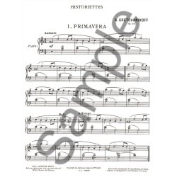 Aleksandr Tikhonovich Gretchaninov: Historiettes Op.118 (Piano solo)