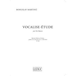 Martinu Bohuslav Hettich Vocalise Etude No.112 Medium Voice Book