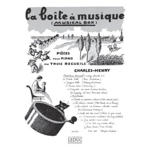 Charles-Henry Boite A Musique No 34 Deux Anes Piano Book