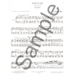 Bohuslav Martinu: Pr&eacute;ludes Pour Piano