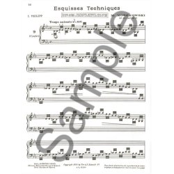 Moritz Moszkowski: Esquisses techniques Op.97, Vol.2 (Piano solo)