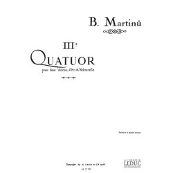 Bohuslav Martinu: Quartet No.3, H183 (Quartet-Strings)