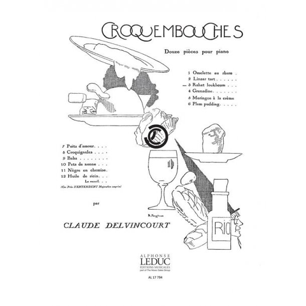 Claude Delvincourt: Croquembouches No.1: Omelette au Rhum (Piano solo)