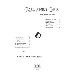 Claude Delvincourt: Croquembouches No.4: Grenadine (Piano solo)