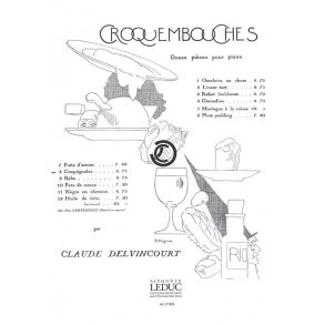 Claude Delvincourt: Croquembouches No.8: Croquignols (Piano solo)