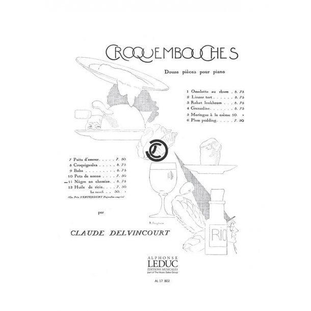 Claude Delvincourt: Croquembouches No.9: Baba (Piano solo)