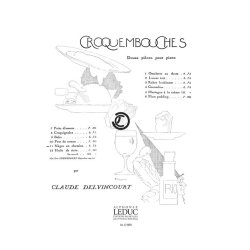 Claude Delvincourt: Croquembouches No.10: Pets-de-nonne (Piano solo)