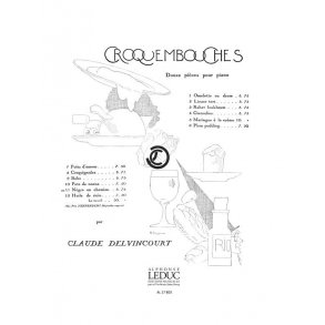 Claude Delvincourt: Croquembouches No.10: Pets-de-nonne (Piano solo)