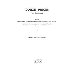 L&eacute;once de Saint-Martin: 12 Pi&egrave;ces (Organ)