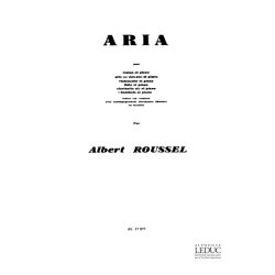Albert Roussel: Aria Pour Hautbois Et Piano