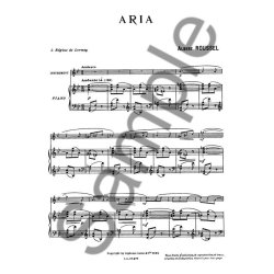 Albert Roussel: Aria Pour Hautbois Et Piano