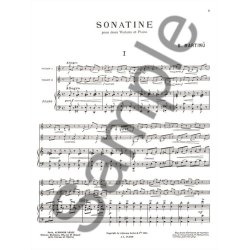 Bohuslav Martinu: Sonatine Pour Deux Violons Et Piano