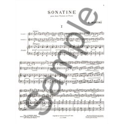 Bohuslav Martinu: Sonatine Pour Deux Violons Et Piano