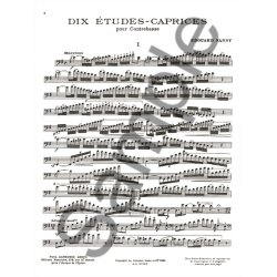 Edouard Nanny: Dix Etudes-Caprices - Double Bass Solo