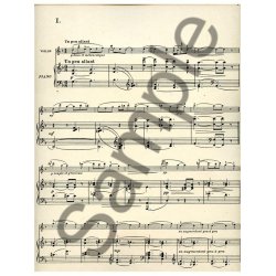 Jacques Ibert: La Meneuse de Tortues d'Or (Violin & Piano)