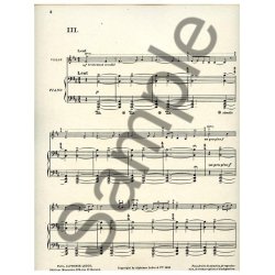 Jacques Ibert: Le Vieux Mendiant (Violin & Piano)