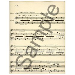 Jacques Ibert: La Marchande d'Eau fra&icirc;che (Violin & Piano)