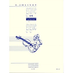 Andr&eacute; Jolivet: Grave et Gigue (Violin & Piano)
