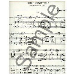 Bohuslav Martinu: Suite miniature H192, No.6 (Cello & Piano)