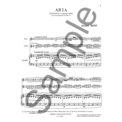 Jacques Ibert: Aria, Vocalise-Etude (med) (Voice & Ensemble)