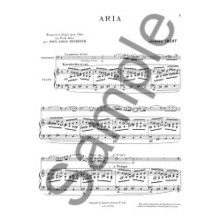 Jacques Ibert: Aria (Viola And Piano)