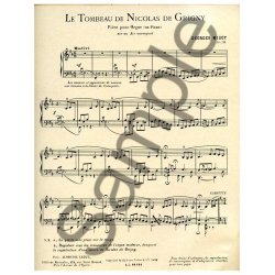 Georges Migot: Le Tombeau de Nicolas de Grigny (Organ)