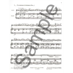 Jacques Ibert: La Meneuse de Tortues d'Or (Flute & Piano)