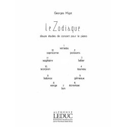 Georges Migot: Le Zodiaque, 12 Etudes de Concert (Piano solo)