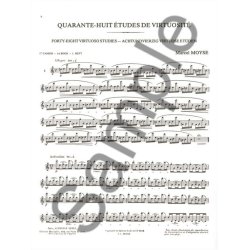 Marcel Mo&yuml;se: 48 Etudes de Virtuosit&eacute; Vol.1 (Flute solo)