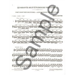 Marcel Mo&yuml;se: 48 Etudes de Virtuosit&eacute; Vol.1 (Flute solo)