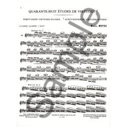 Marcel Mo&yuml;se: 48 Etudes de Virtuosit&eacute; Vol.2 (Flute solo)