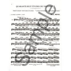 Marcel Mo&yuml;se: 48 Etudes de Virtuosit&eacute; Vol.2 (Flute solo)