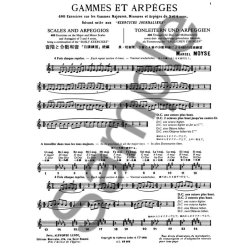 Marcel Moyse: Scales And Arpeggios