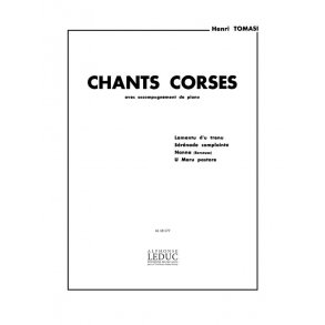 Henri Tomasi: Chants corses No.3: Nana, Berceuse (med) (Voice & Piano)