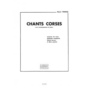 Henri Tomasi: Chants corses No.4: U Meru Pastore (med) (Voice & Piano)